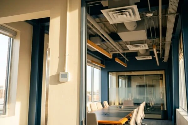 CO2 sensor controlling demand ventilation