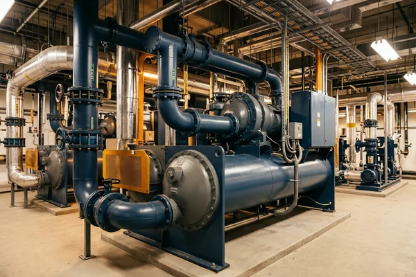 Daikin WMC chiller in a GTA mechanical room