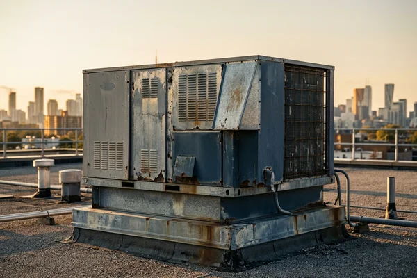 Legacy Carrier unit on an old curb