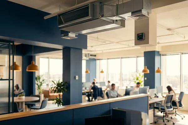 Office with CO2 in range after DOAS install
