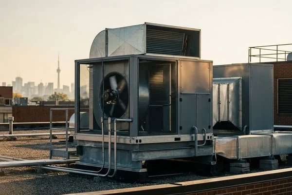Restaurant RTU running after repair with balanced make-up air