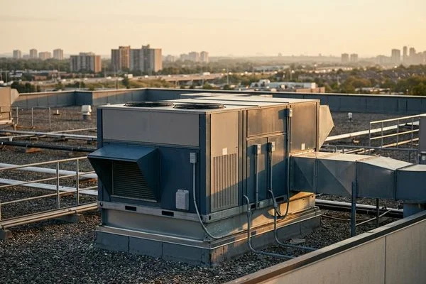 York Sun Choice unit on a Vaughan plaza roof